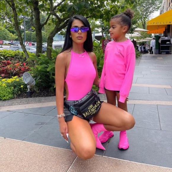 Balenciaga Other - NWT Balenciaga neon pink halter swimsuit